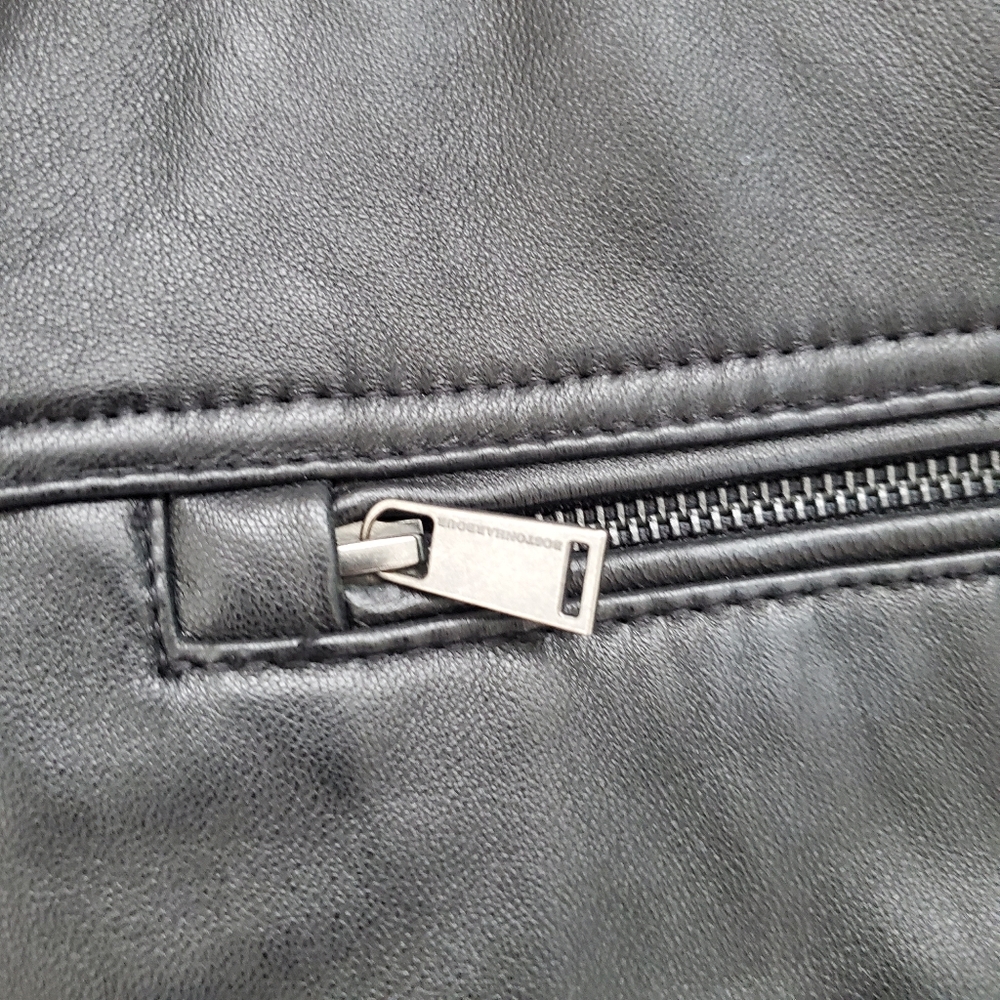Leather Jacket Boston Harbour View 6
